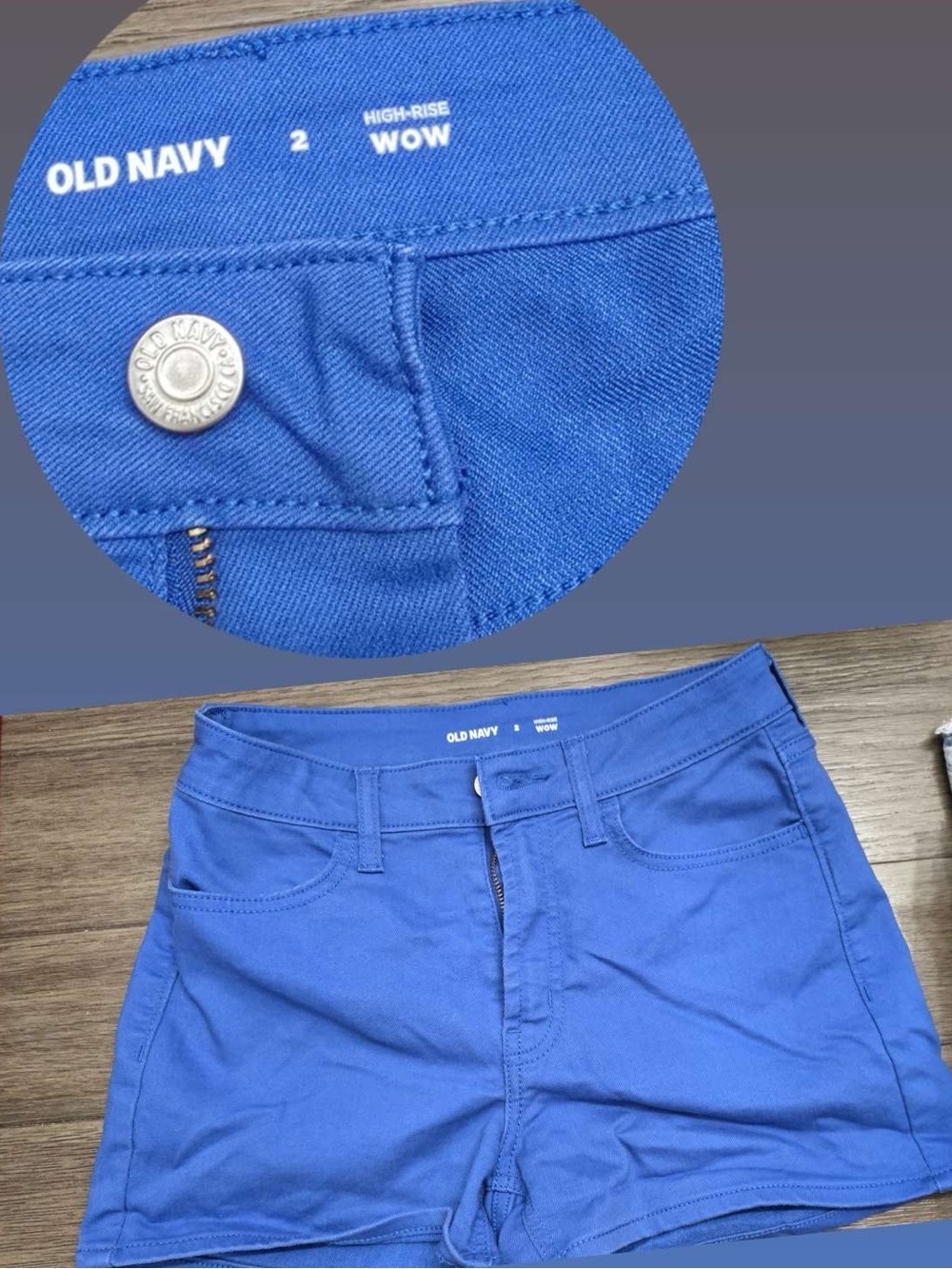 Old Navy High-Rise Women’s Bright Blue Shorts